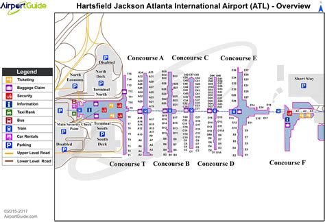 Atlanta Airport Terminal S Map